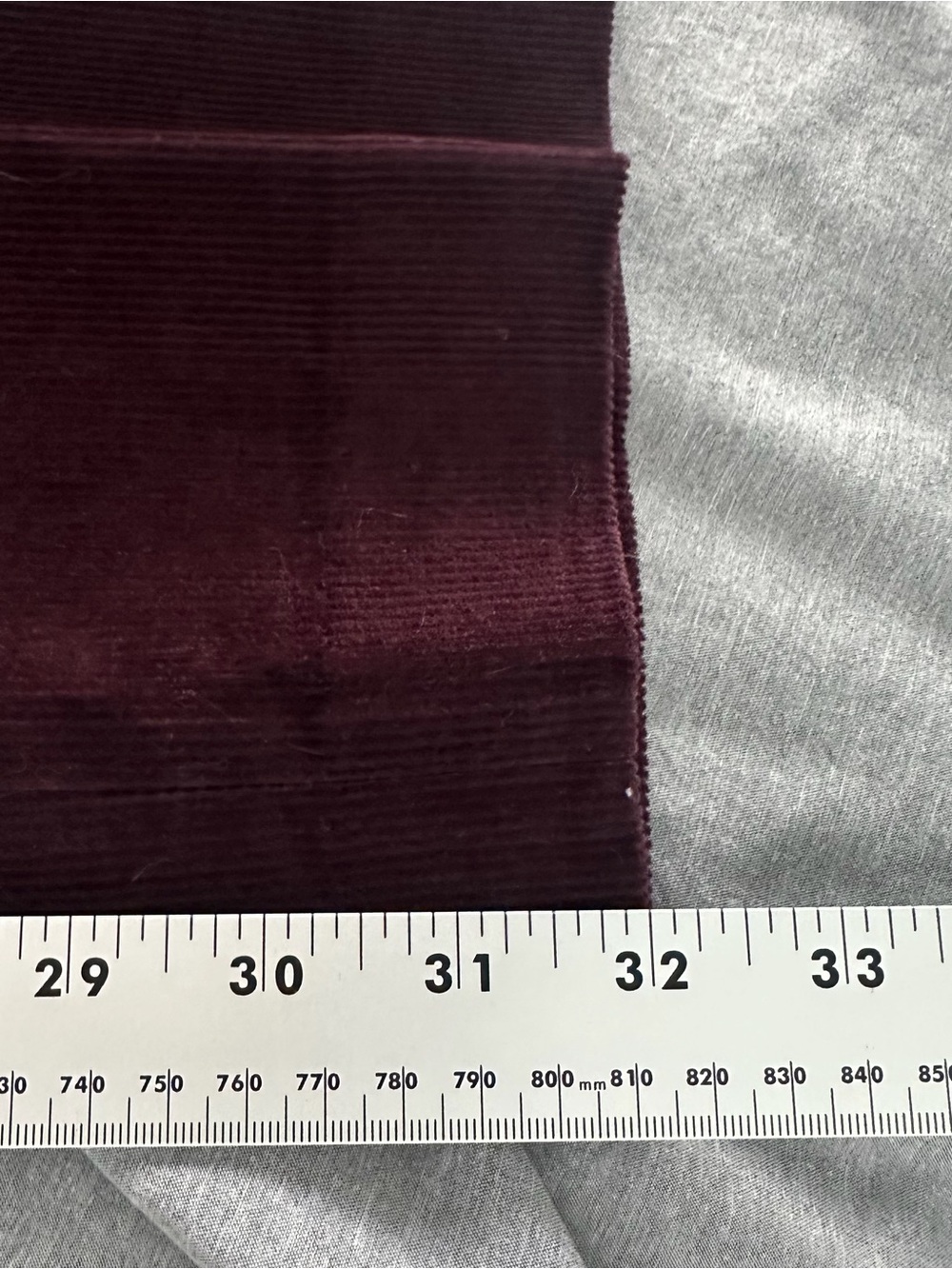 Ralph Lauren Men’s Corduroy Pants 40W x 32L Burgundy Purple 100% Cotton - Picture 8 of 9
